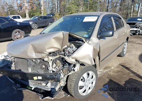 2008 Toyota Corolla Ce from USA, damaged, VIN 2T1BR32E78C912313